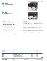 Preview for 1 page of Extron electronics AVT 100N Specification Sheet