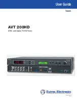 Extron electronics AVT 200HD User Manual preview