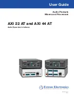 Extron electronics AXI 22 AT D User Manual предпросмотр