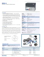 Предварительный просмотр 1 страницы Extron electronics BBG 6 A Specification Sheet