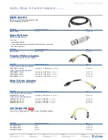 Extron electronics BNCM-RCAM 6 Specification Sheet предпросмотр