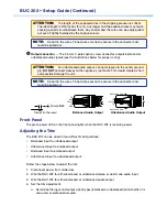 Предварительный просмотр 2 страницы Extron electronics BUC 202 Setup Manual