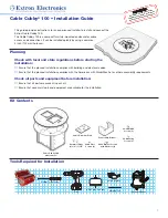 Extron electronics Cable Cubby 100 Installation Manual preview