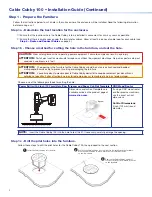 Предварительный просмотр 2 страницы Extron electronics Cable Cubby 100 Installation Manual