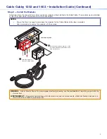 Предварительный просмотр 5 страницы Extron electronics Cable Cubby 1202 Installation Manual