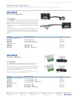 Предварительный просмотр 2 страницы Extron electronics Control Panel CTL208CM Specification Sheet