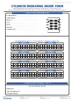 Предварительный просмотр 7 страницы Extron electronics Control Panel CTL208CM Specification Sheet