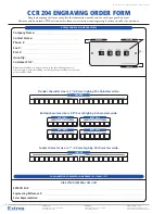 Предварительный просмотр 9 страницы Extron electronics Control Panel CTL208CM Specification Sheet