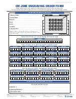 Предварительный просмотр 12 страницы Extron electronics Control Panel CTL208CM Specification Sheet