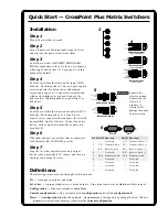 Preview for 3 page of Extron electronics CrossPoint 124 User Manual