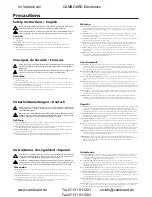 Preview for 2 page of Extron electronics CrossPoint 300 124 User Manual