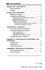 Preview for 7 page of Extron electronics CSVEQ 100 D User Manual