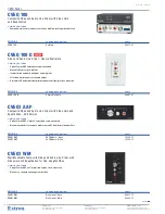 Preview for 2 page of Extron electronics CVEQ Series Brochure & Specs