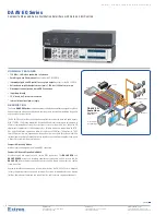 Предварительный просмотр 1 страницы Extron electronics DA 12V/6V Dual EQ Specification Sheet