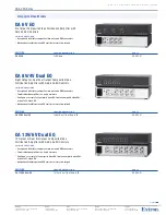 Предварительный просмотр 2 страницы Extron electronics DA 12V/6V Dual EQ Specification Sheet