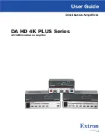 Extron electronics DA2 HD 4K PLUS User Manual предпросмотр