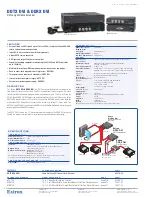 Extron electronics DDRX DVI Specification Sheet предпросмотр