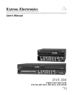 Extron electronics Digital Video Scaler Series DVS 304 AD User Manual preview