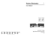 Preview for 1 page of Extron electronics Digital Video Transmitter and Receiver DVI 201 Rx User Manual