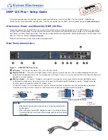 Preview for 1 page of Extron electronics DMP 128 Plus Setup Manual