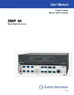 Extron electronics DMP 64 User Manual preview