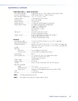 Preview for 147 page of Extron electronics DMP 64 User Manual