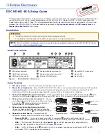 Extron electronics DSC HD-HD 4K A Setup Manual предпросмотр