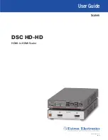 Extron electronics DSC HD-HD User Manual предпросмотр