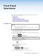 Preview for 21 page of Extron electronics DTP CrossPoint 84 Setup Manual