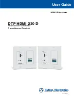 Предварительный просмотр 1 страницы Extron electronics DTP HDMI 230 User Manual