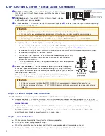 Preview for 2 page of Extron electronics DTP T 3G-SDI 230 D Setup Manual