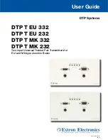 Extron electronics DTP T EU 232 User Manual предпросмотр