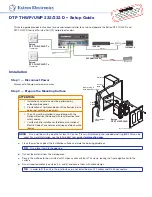 Extron electronics DTP T HWP 232D Setup Manual предпросмотр