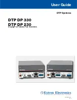 Extron electronics Dtp t/r dp 230 User Manual preview