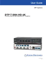 Extron electronics DTP T SW4 HD 4K User Manual предпросмотр