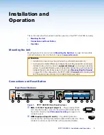 Preview for 8 page of Extron electronics DTP T USW 223 User Manual