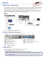 Extron electronics DTP2 T 203 Setup Manual предпросмотр