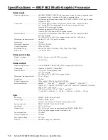 Extron electronics Dual Window Multi-Graphic Processor MGP 462 Specifications preview