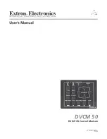 Extron electronics DVCM 50 User Manual предпросмотр