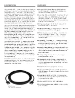 Preview for 2 page of Extron electronics DVI 201 A D Tx/Rx Specifications