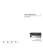 Extron electronics DVI-RGB 150 User Manual preview