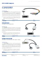 Предварительный просмотр 1 страницы Extron electronics DVIAM-VGAF Specifications