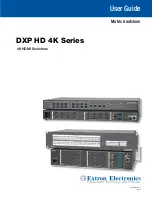 Extron electronics DXP 1616 HD 4K User Manual предпросмотр