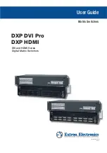 Extron electronics DXP DVI Pro User Manual preview