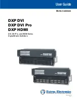 Preview for 1 page of Extron electronics DXP DVI User Manual