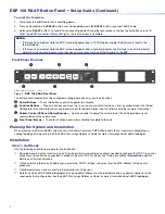 Предварительный просмотр 2 страницы Extron electronics EBP 108 RAAP Button Panel Setup Manual