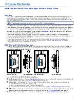 Extron electronics eBUS 110 D Setup Manual предпросмотр