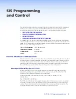 Preview for 49 page of Extron electronics Ethernet Control Interface IPL T PCS4i User Manual