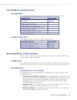 Preview for 62 page of Extron electronics Ethernet Control Interface IPL T PCS4i User Manual