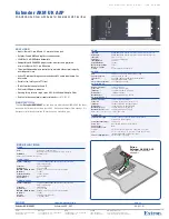 Предварительный просмотр 1 страницы Extron electronics Extender AKM UK AAP Specification Sheet